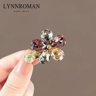 捷克钻高品质鸭夹 侧面夹