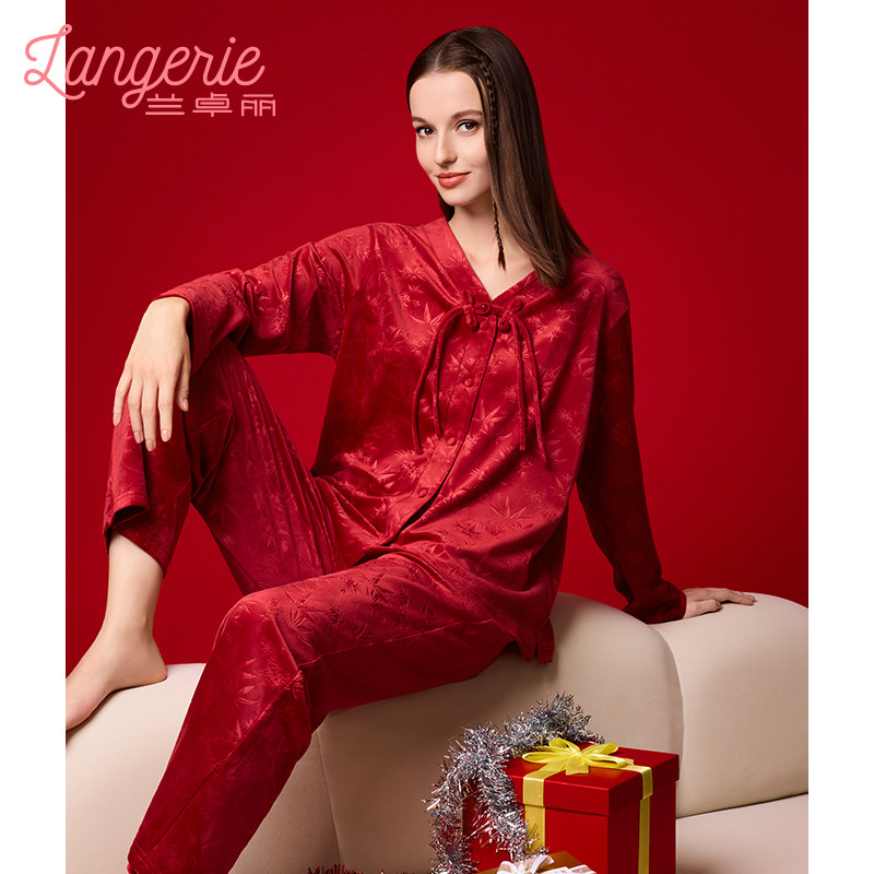 兰卓丽商场同款新中式家居服女