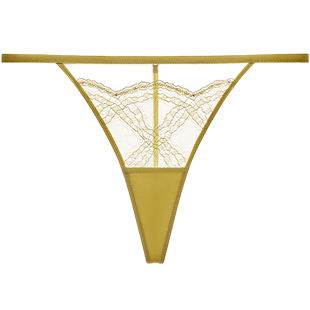 兰卓丽商场同款丁字裤女内裤纯棉底裆低腰T形裤性感短裤柔软舒适