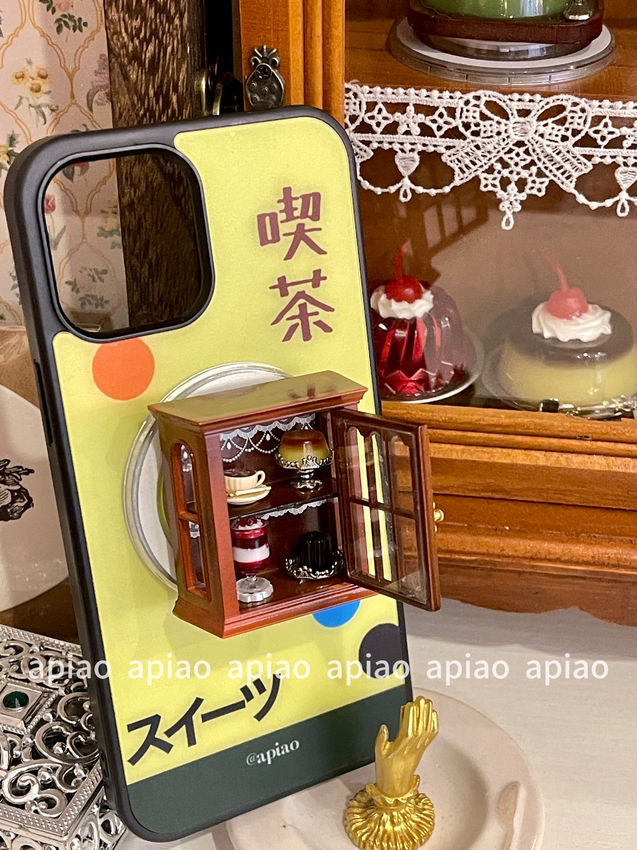 复古日系喫茶甜品橱窗