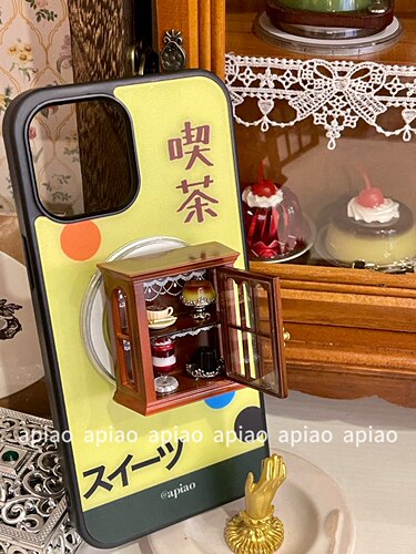 复古日系喫茶甜品橱窗