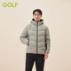 鸭绒加厚保暖休闲时尚 GOLF 高尔夫羽绒外套男冬季 连帽羽绒服男