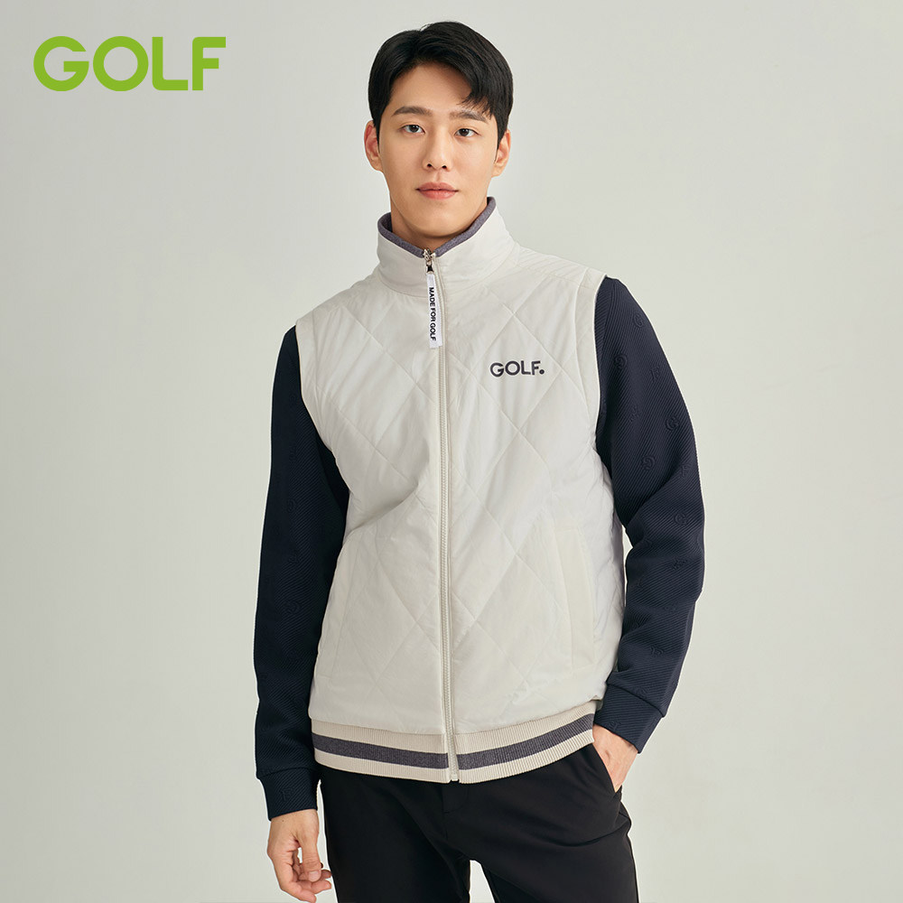GOLF高尔夫马甲男25冬新款防风保暖棉背心双面穿时尚休闲立领外套,男装,常规马甲,淘宝优惠券,粉丝福利购,淘宝优惠卷