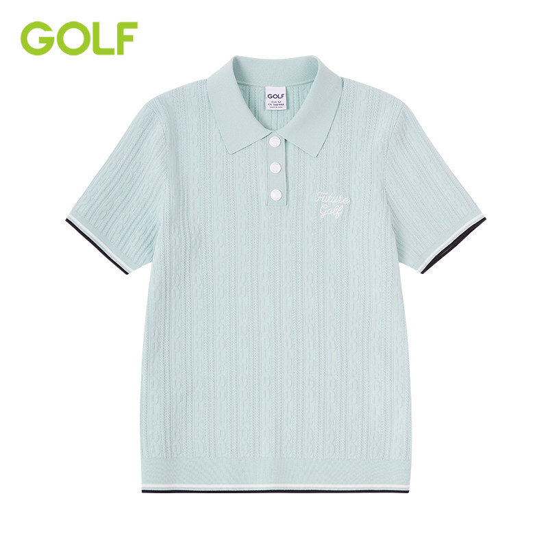 GOLF夏季新款短袖针织衫t恤透气
