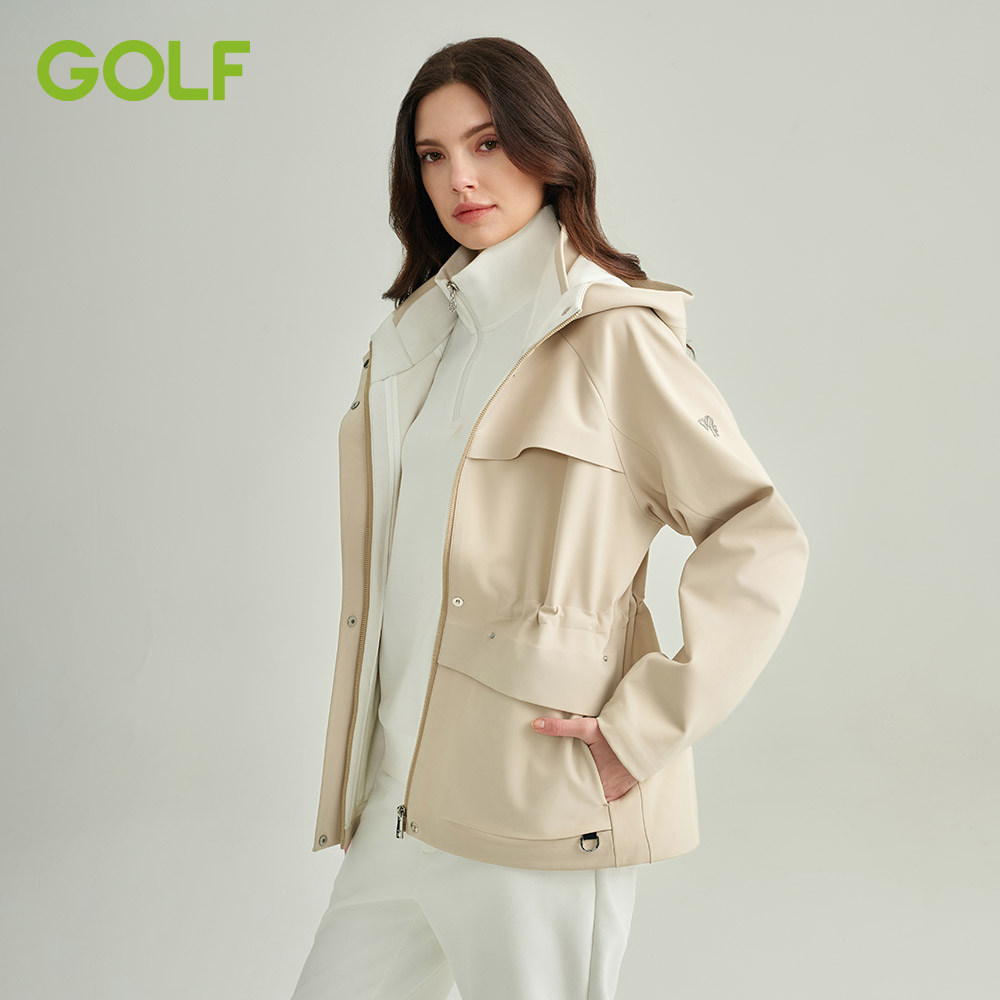 GOLF高尔夫风衣外套女25秋冬新款户外防风保暖宽松时尚连帽夹克女,女装/女士精品,风衣,淘宝优惠券,粉丝福利购,淘宝优惠卷