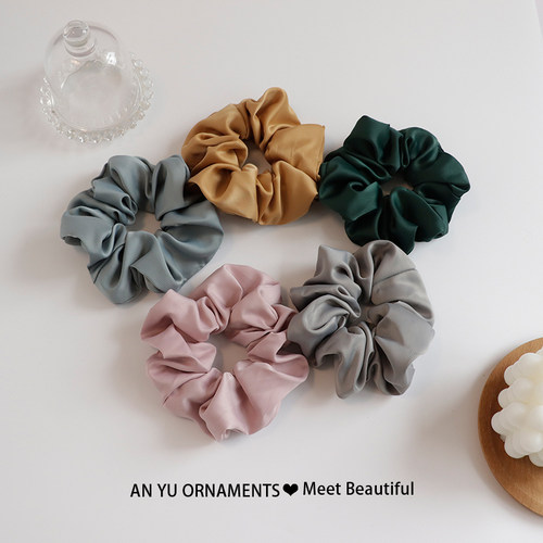 大肠圈发绳气质缎面高级感发圈