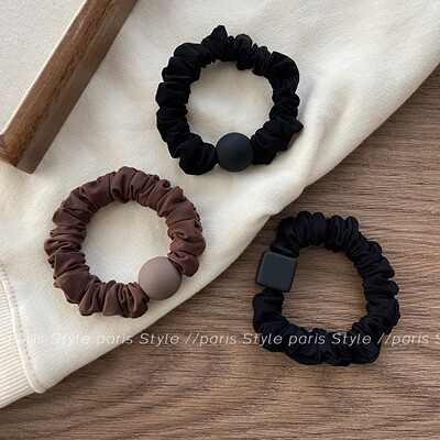 韩国简约球球小肠发圈头绳扎头发