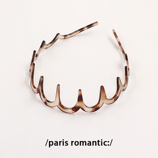 高颅顶纹理蓬松神器！大波浪带齿梳碎发箍女洗脸专用头箍压头头扣