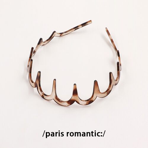 日韩大波浪头箍带齿梳洗脸发卡