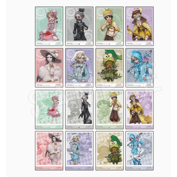 【日谷】CHUGAI 第五人格×三丽鸥 集换式 收藏卡盒蛋 8pcs