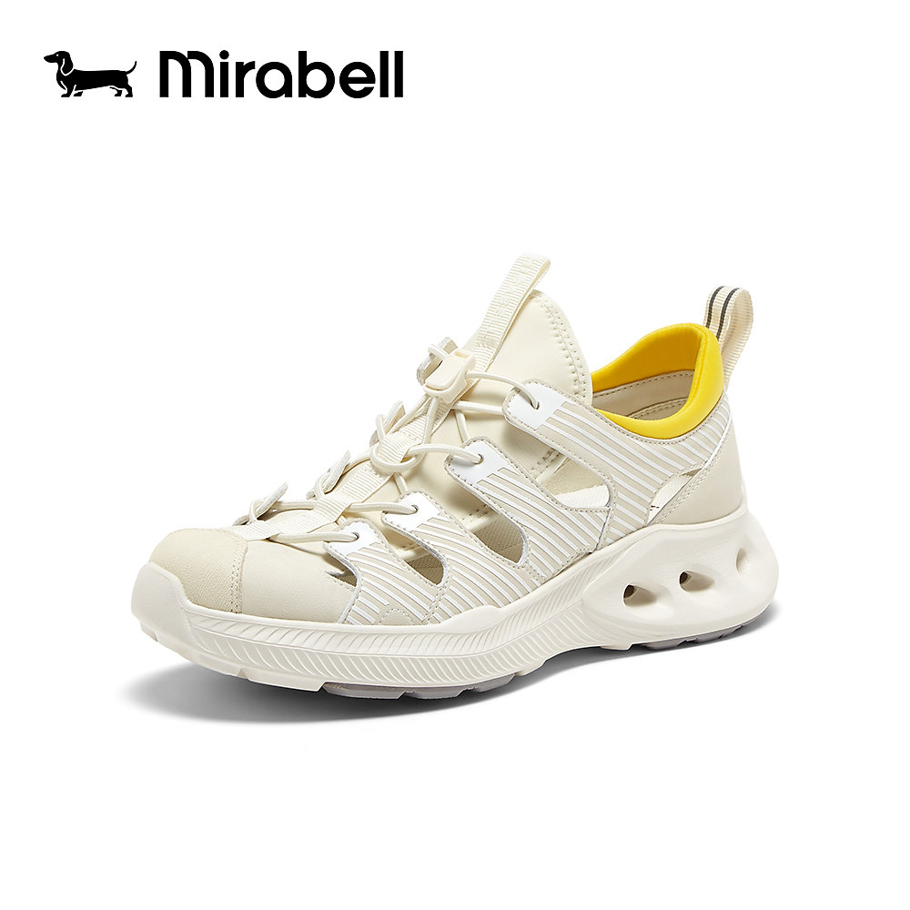 Mirabell/美丽宝夏季款镂空女鞋透气橡胶底舒适运动凉鞋女