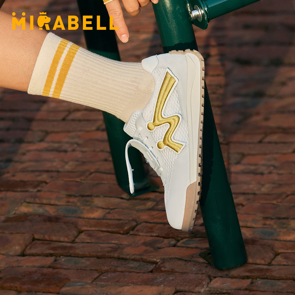 牛奶糖Mirabell/美丽宝2025秋季新款时尚复古德训鞋女款休闲女鞋