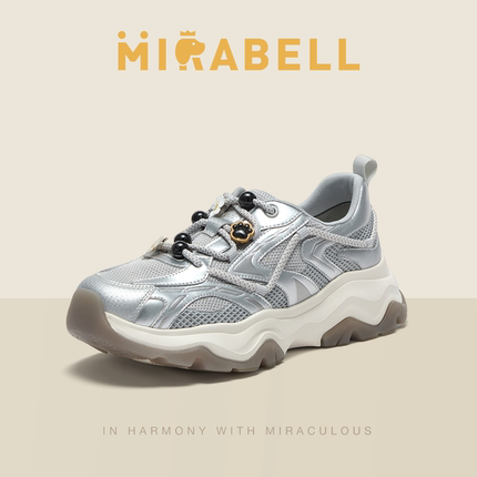 Mirabell2026春季新款女鞋商场同款女舒适运动鞋休闲鞋B7N11AM6