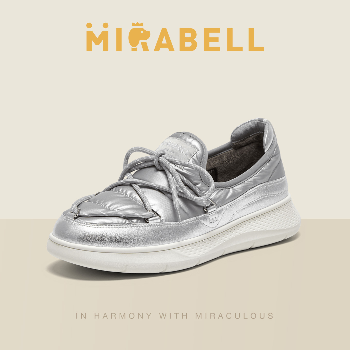 Mirabell/美丽宝2025秋季商场同款保暖女休闲鞋B6P28CM5