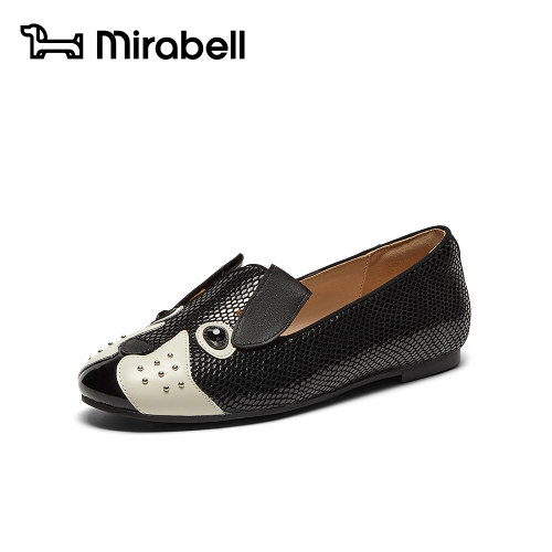 Mirabell2026春季新款女鞋商场同款萌趣乐福鞋女单鞋HAV49EAX