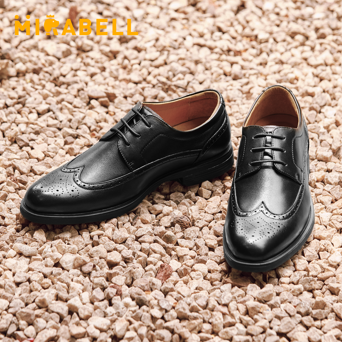 Mirabell/美丽宝2025秋季商场同款男商务正装德比鞋B7D01CM5
