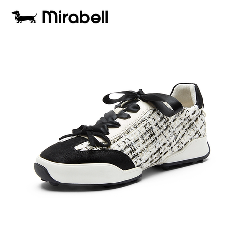 吉克隽逸同款蝴蝶芭蕾Mirabell/美丽宝秋小香风女休闲鞋Q2T01CM4
