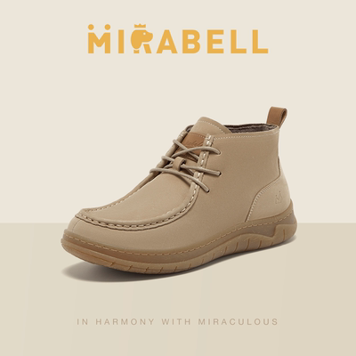 Mirabell/美丽宝2025冬季商场同款袋鼠鞋女休闲皮靴B7G19DD5