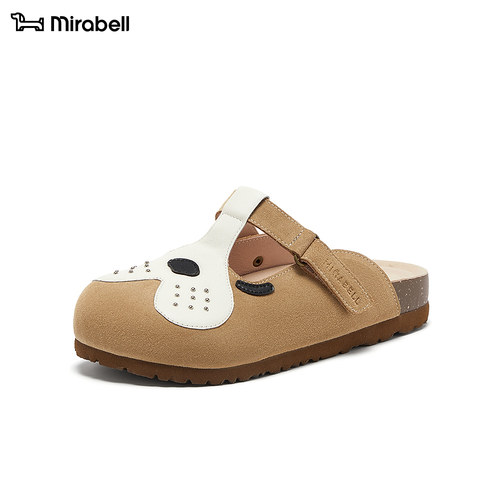 Mirabell美丽宝2026夏新款女丑萌圆头单鞋软底包头博肯鞋B7L24BT6