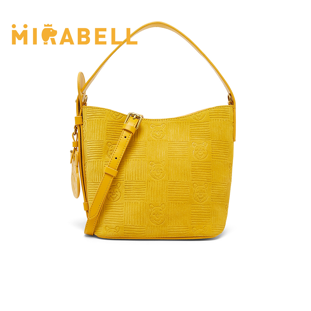 Mirabell2025秋季商场同款维尼小熊联名款时尚水桶包BUC18CX5