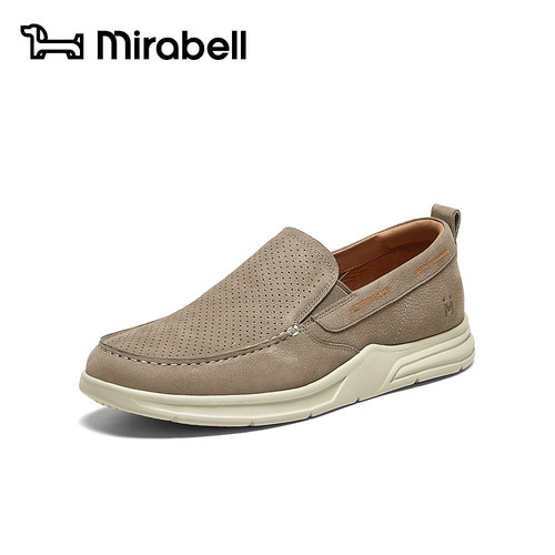 Mirabell/美丽宝商场同款春季新款简约通勤男休闲皮鞋B5N21AM5