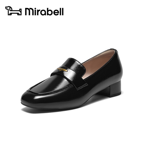 Mirabell/美丽宝春秋季商场同款OL简约乐福鞋女皮鞋Q2P05CA5