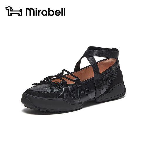 贝灵顿Mirabell2026秋新款芭蕾舞鞋风休闲鞋女运动单鞋Q2T13