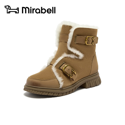 Mirabell/美丽宝冬季商场同款雪地靴女休闲时装靴Q2E17DD5
