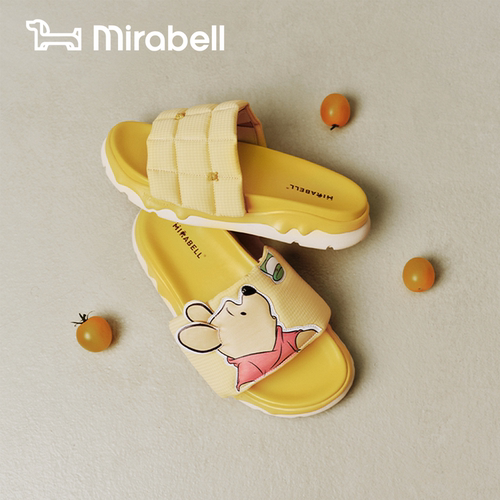 Mirabell2026夏新款少女心一字拖居家浴室防滑软底拖鞋U4N03BT6