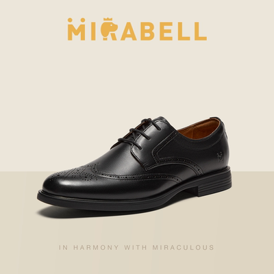 Mirabell2026春季商场同款正装德比鞋男商务皮鞋B7D05AM6