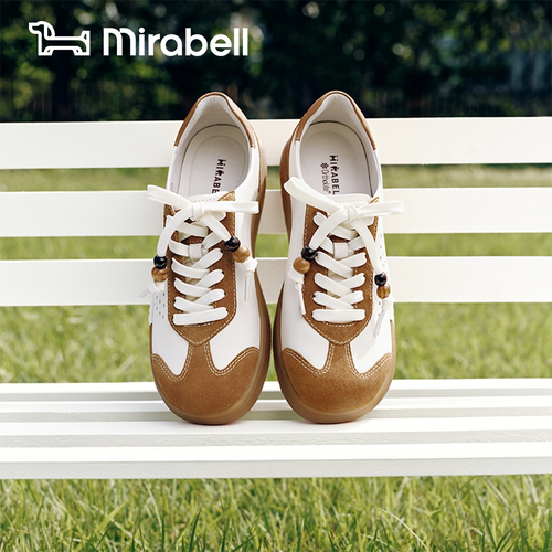 孔雪儿/赵昭仪同款咖啡因呼吸鞋Mirabell26春商场款德训鞋女休闲