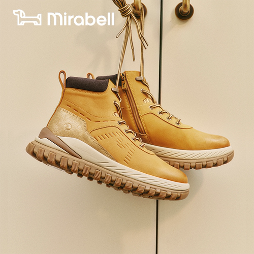 Mirabell2026冬季女靴绒里加绒保暖厚底防滑休闲短靴HPN49DD6