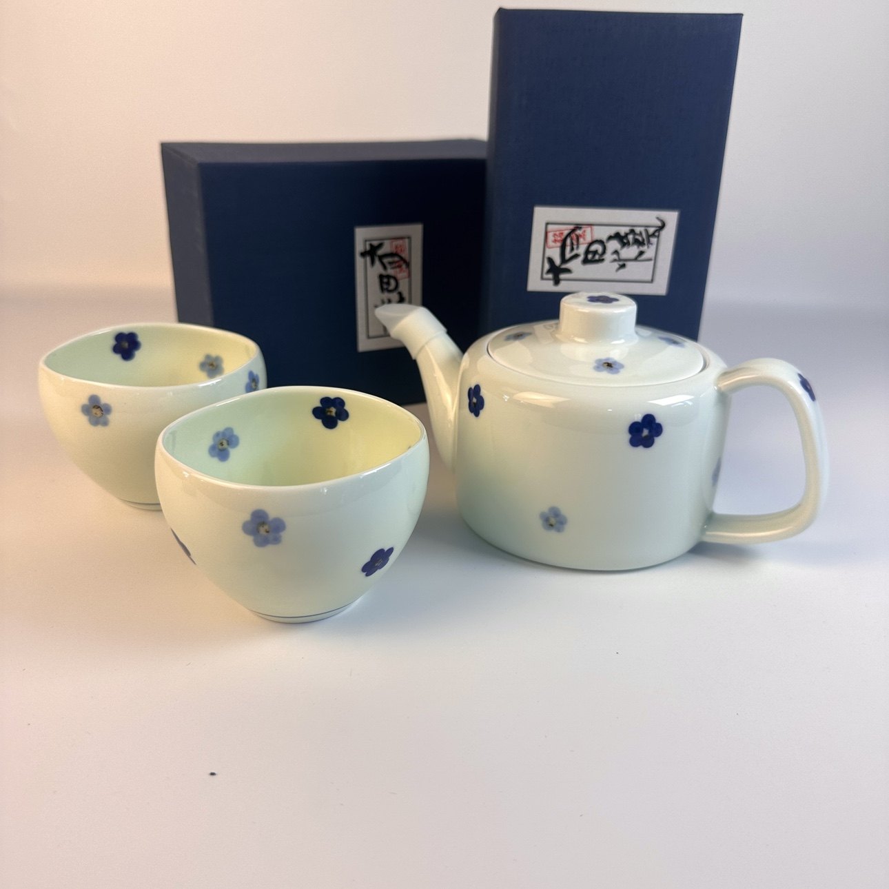 外贸手绘签名陶瓷茶具日式茶杯对杯后手茶壶泡茶壶套装一壶二杯,餐饮具,茶壶,淘宝优惠券,粉丝福利购,淘宝优惠卷