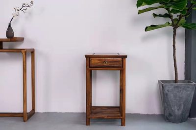 南美简约中式现代木质茶水柜
