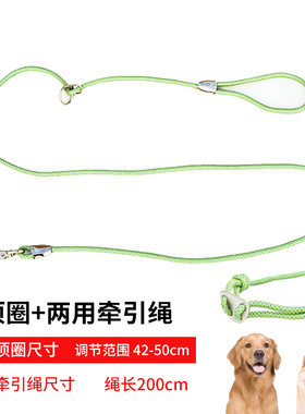 CHUKCHI楚克奇宠物牵引绳项圈狗狗半P链遛狗绳牵引套装外贸样品