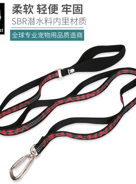 winhyepet宠物狗狗牵引绳带遛狗绳子金毛小中大型犬狗链子YL1832