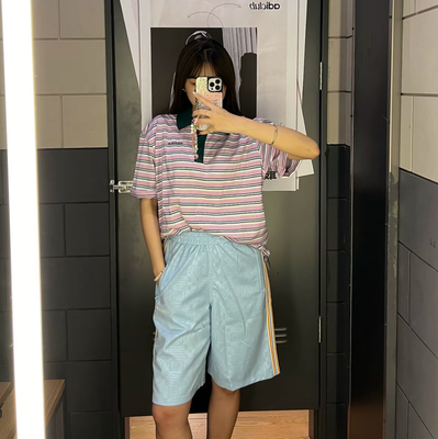 阿迪达斯三叶草女子运动短袖