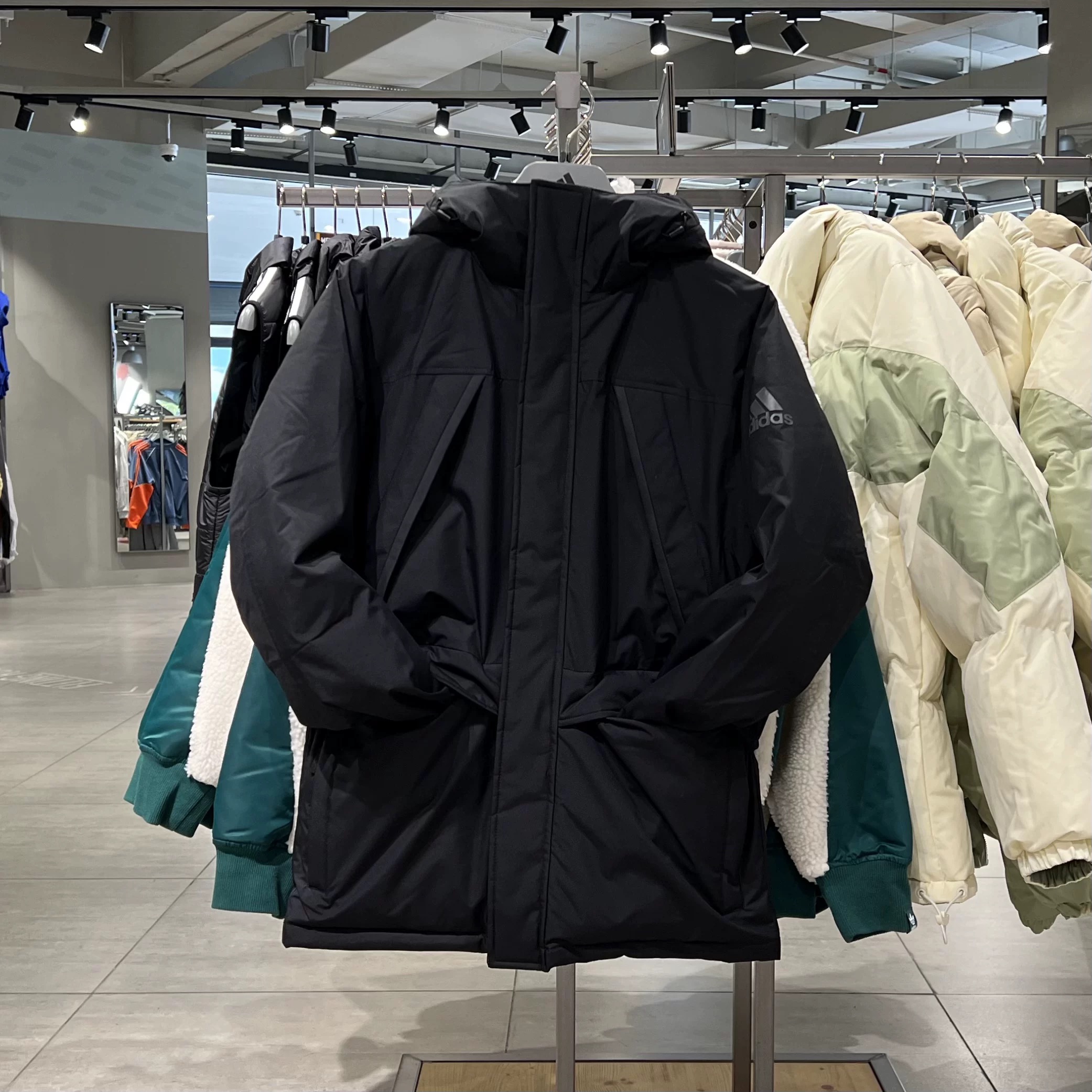 阿迪达斯男子户外运动保暖羽绒服