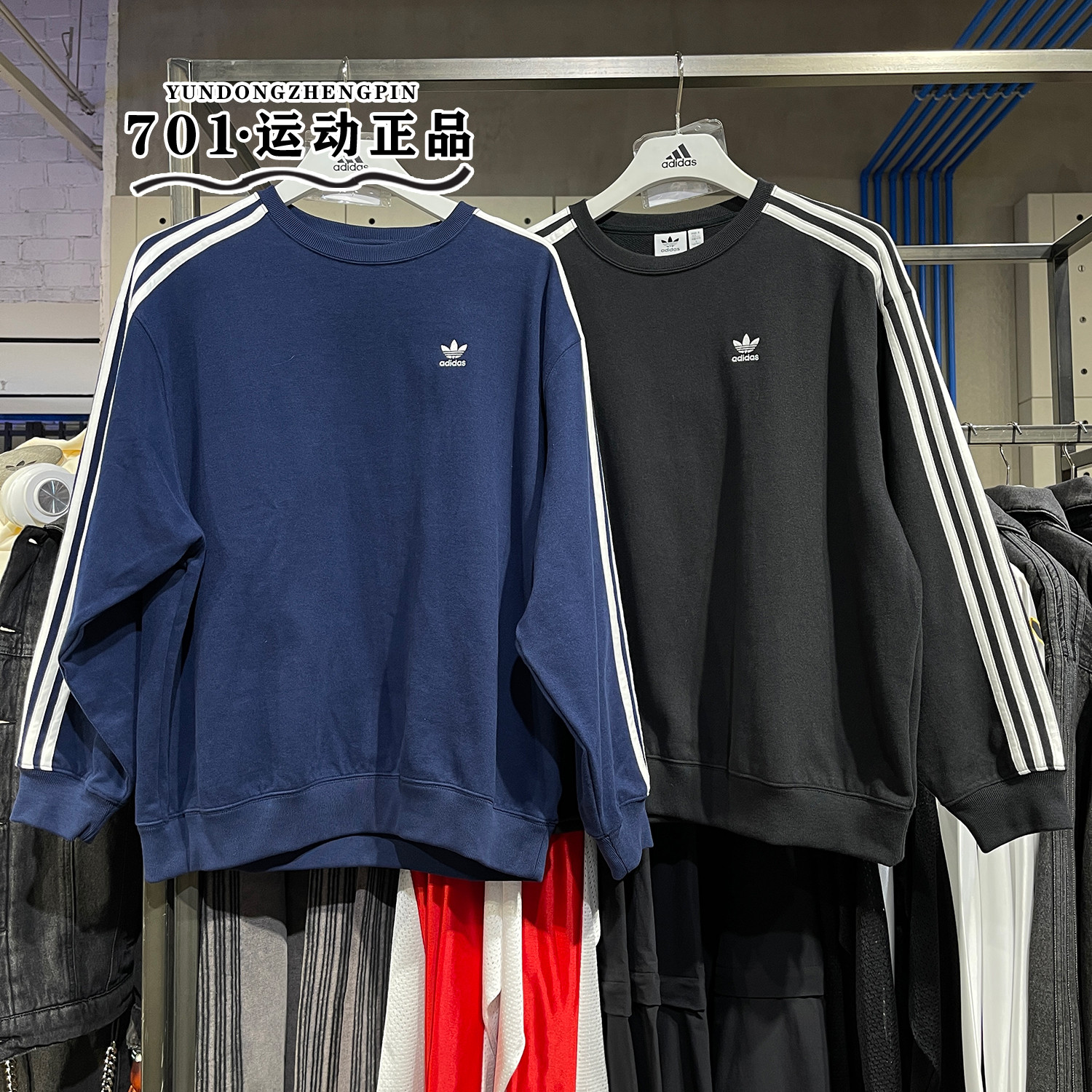 阿迪达斯三叶草女子运动卫衣