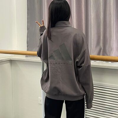 阿迪达斯男子立领保暖运动卫衣