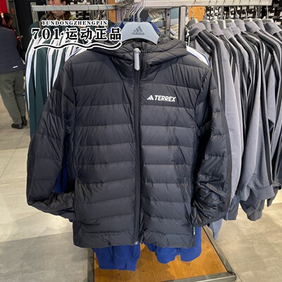 阿迪达斯男子户外保暖羽绒服外套