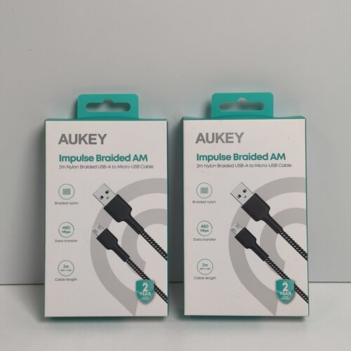 AUKEY2米USB-A转MicroUSB快充线