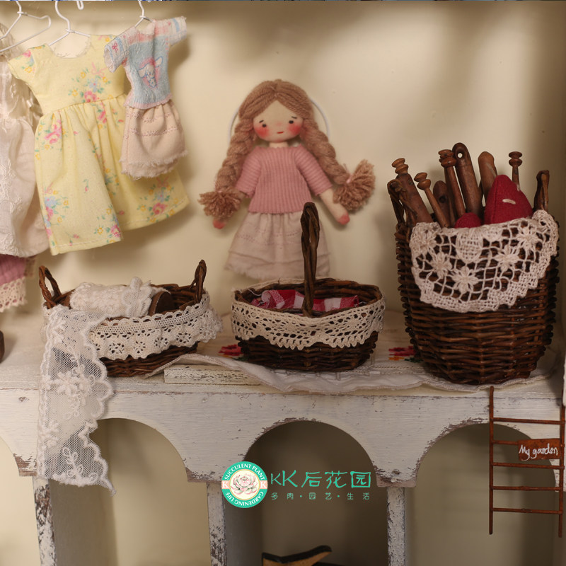 内蒙特有手工复古柳编迷你微缩手提篮INS可爱草编编织装饰篮子,家居饰品,装饰摆件,淘宝优惠券,粉丝福利购,淘宝优惠卷