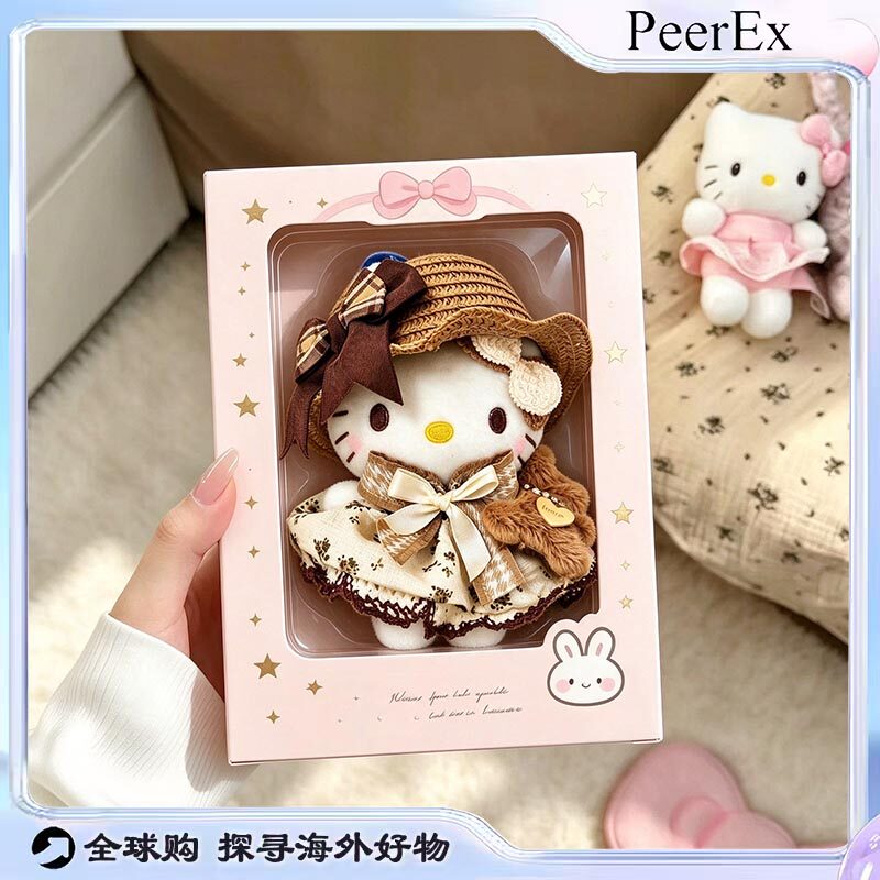 日本PeerEx哈喽kitty猫猫挂件毛绒玩偶钥匙扣挂饰背包玩偶送朋友