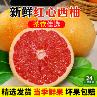 南非西柚葡萄柚进口新鲜红心柚子孕妇含叶酸奶茶店榨汁水果1只装