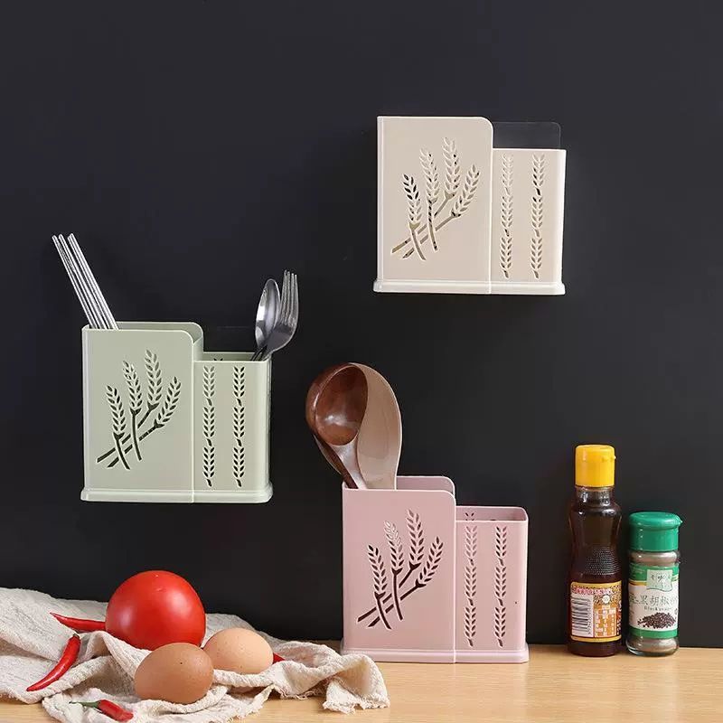 厨房筷子篓壁挂式沥水快子筒桶盒家用筷篼筷笼置物收纳笼挂式架子