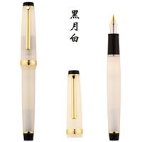 Hand-polished Jinhao 82 New Limited Edition chicken-tail calligraphy Practice Gift Special Fine EF ink pen thumbnail 8