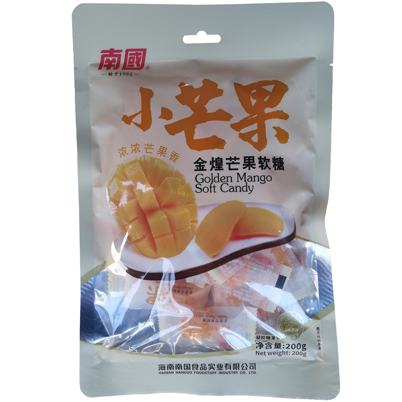 海南特产金煌芒果软糖南国200g