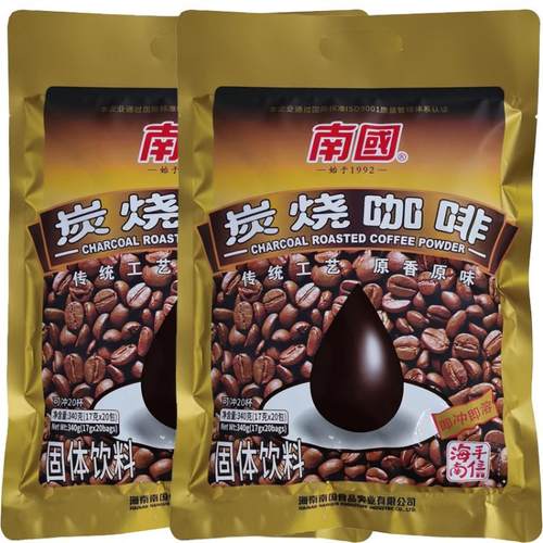 海南特产南国炭烧椰奶咖啡340克