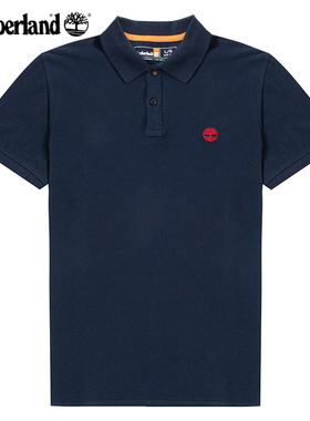 添柏岚POLO衫男装夏季新款户外运动服宽松短袖翻领T恤A2EPM